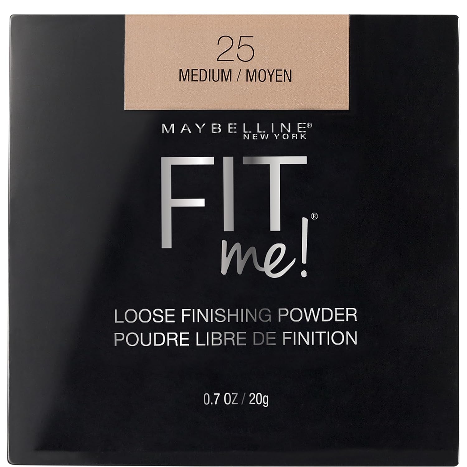 Fit Me Loose Setting Powder, Face Powder and Finishing Makeup, Medium, 1 Count